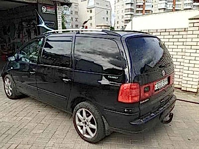 Съемная 5% и 25% тонировка  WV Sharan