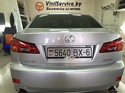 Съемная 25% тонировка  LEXUS IS250