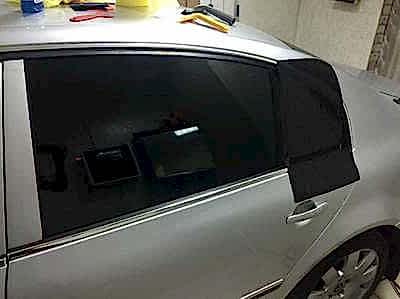 Тонирование Skoda Superb в съемную 15% тонировку.