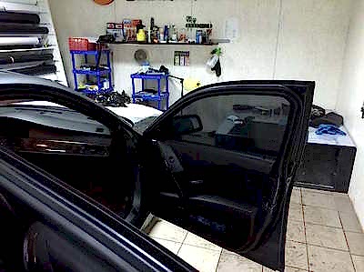 Съемная 25% тонировка 5 окон в BMW 5