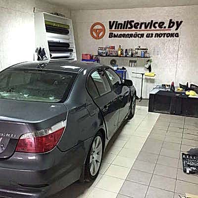 Съемная 25% тонировка 5 окон в BMW 5