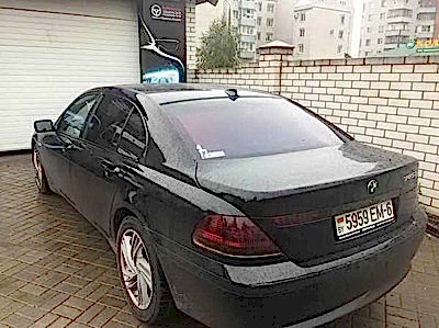 Съемная 25% тонировка 3 окон BMW 745LI