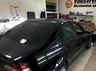 Съемная 25% тонировка задних дверей BMW 3