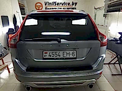 Съемная 25% тонировка задних окон  VOLVO XC 60