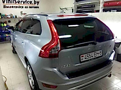 Съемная 25% тонировка задних окон  VOLVO XC 60