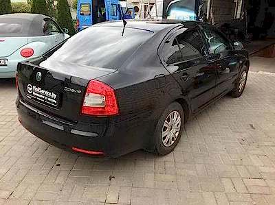 Съемная 5% тонировка задних окон  SKODA Octavia